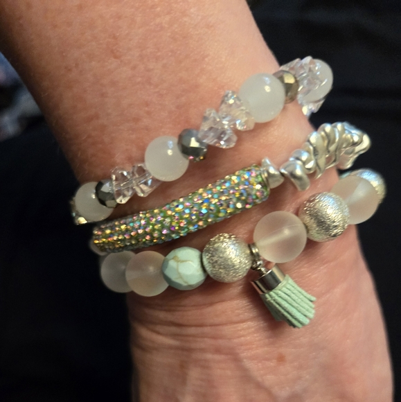 Erimish NWT 3 Piece Stretch Bracelet Starter Pack - Picture 1 of 9
